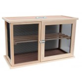 Garde manger fromager bois naturel 40x40x60 cm - Tom Press